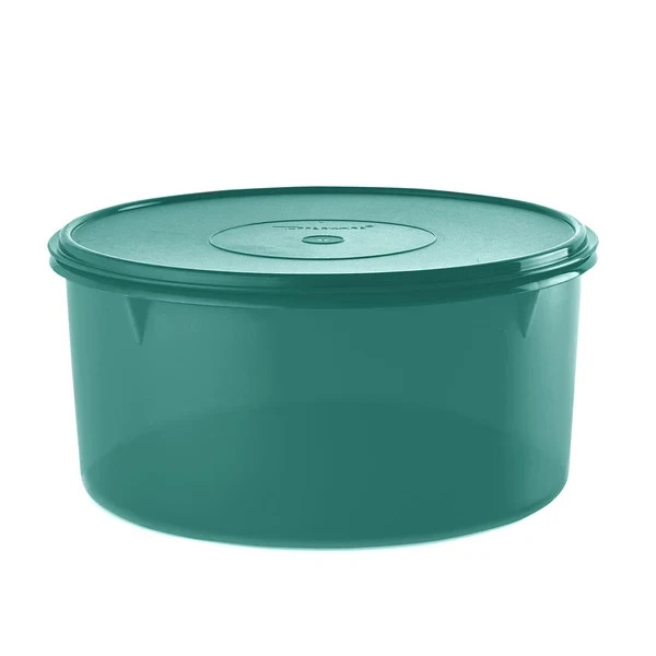 Tupperware Giant Cookie Canister Green NEW