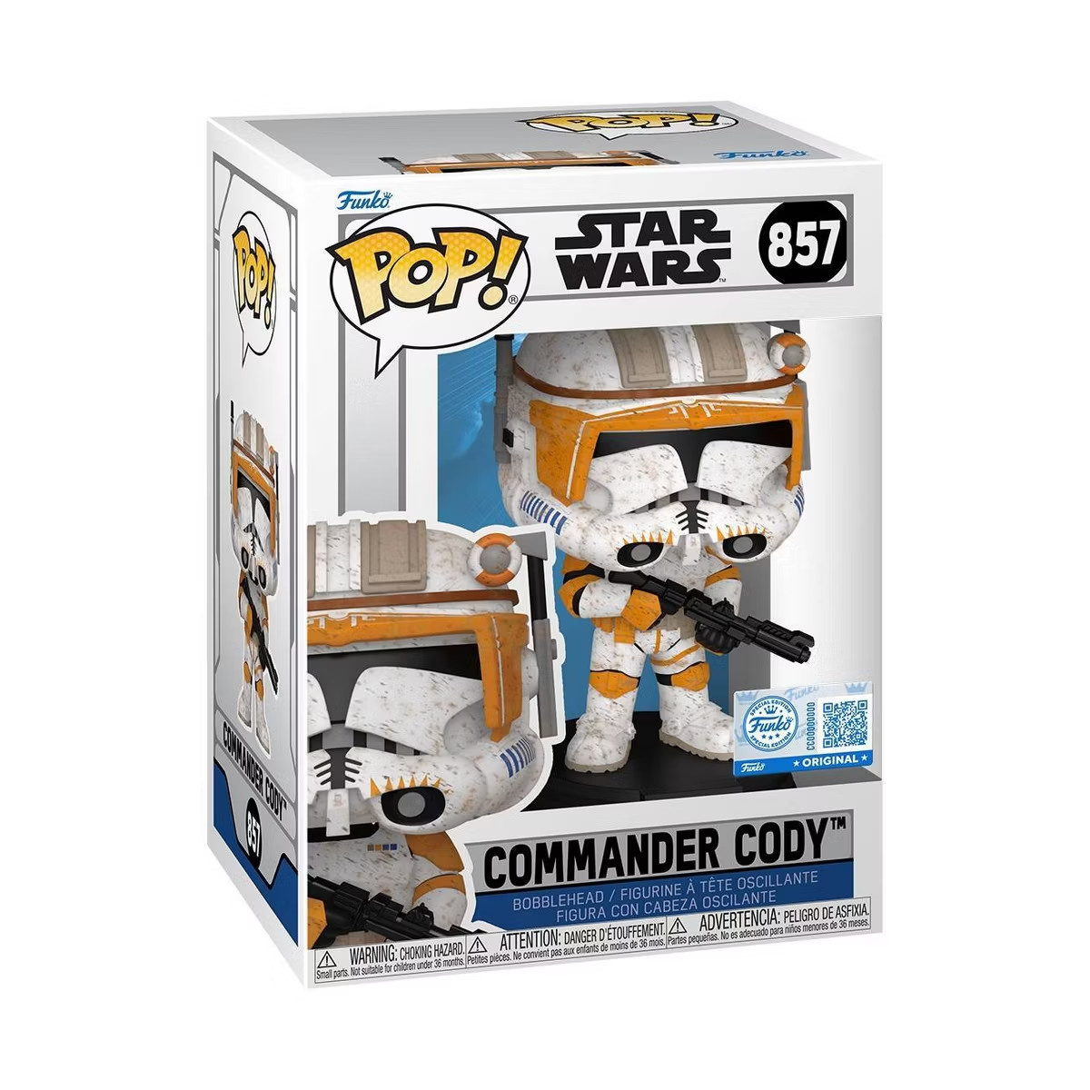 Funko POP Star Wars - Commander Cody Bobblehead #857