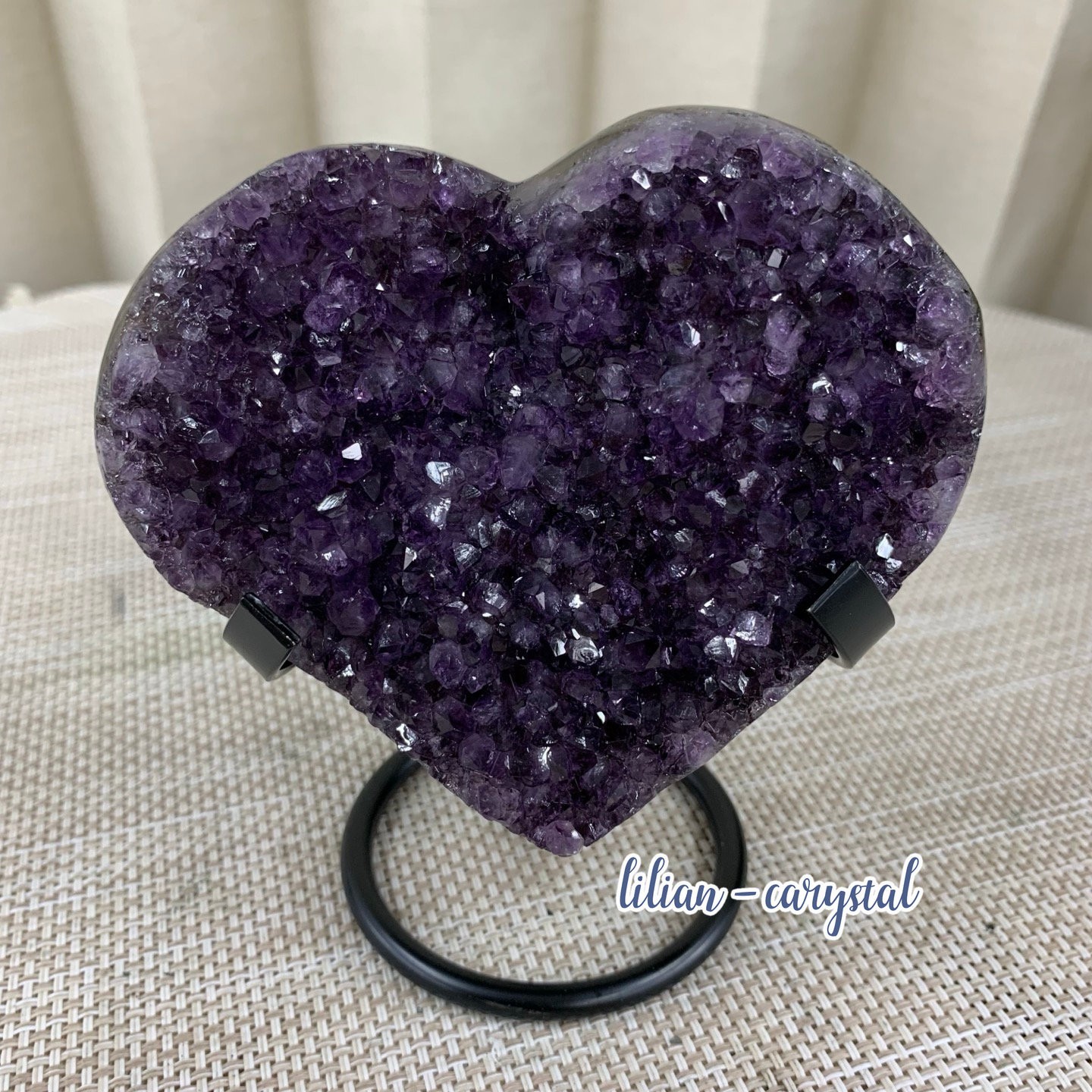 420G  Natural Beautiful Pattern Purple Crystal Agate Love Spiritual Healing Gift