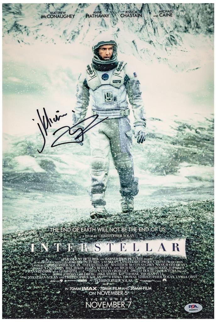 Rare Matthew McConaughey Signed \