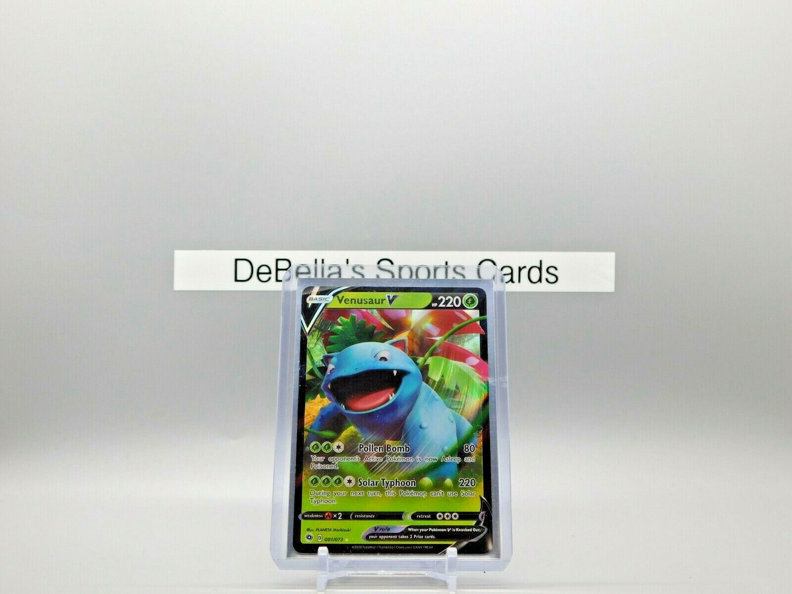 Pokemon Venusaur V - 001/073 Champions Path Holo Ultra Rare FULL ART