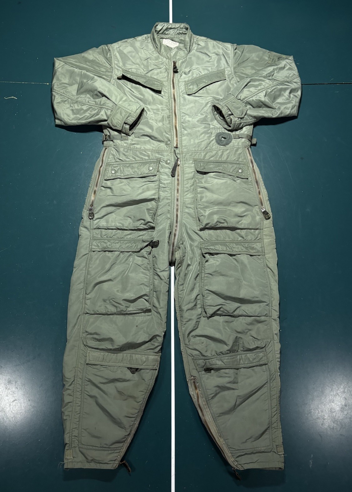 Vintage 1963 USAF CWU-2/P Flight Suit Coveralls Medium Reg Conmar Vietnam Rare