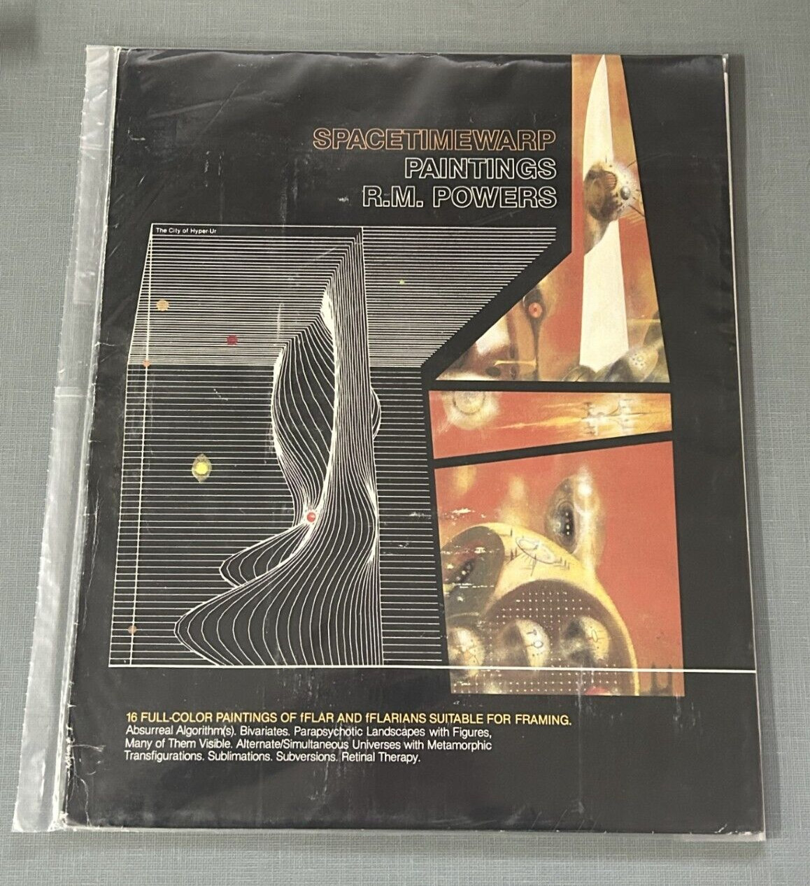 SPACETIMEWARP 1982 RICHARD M POWERS 16 PRINTS VERY FINE b-495