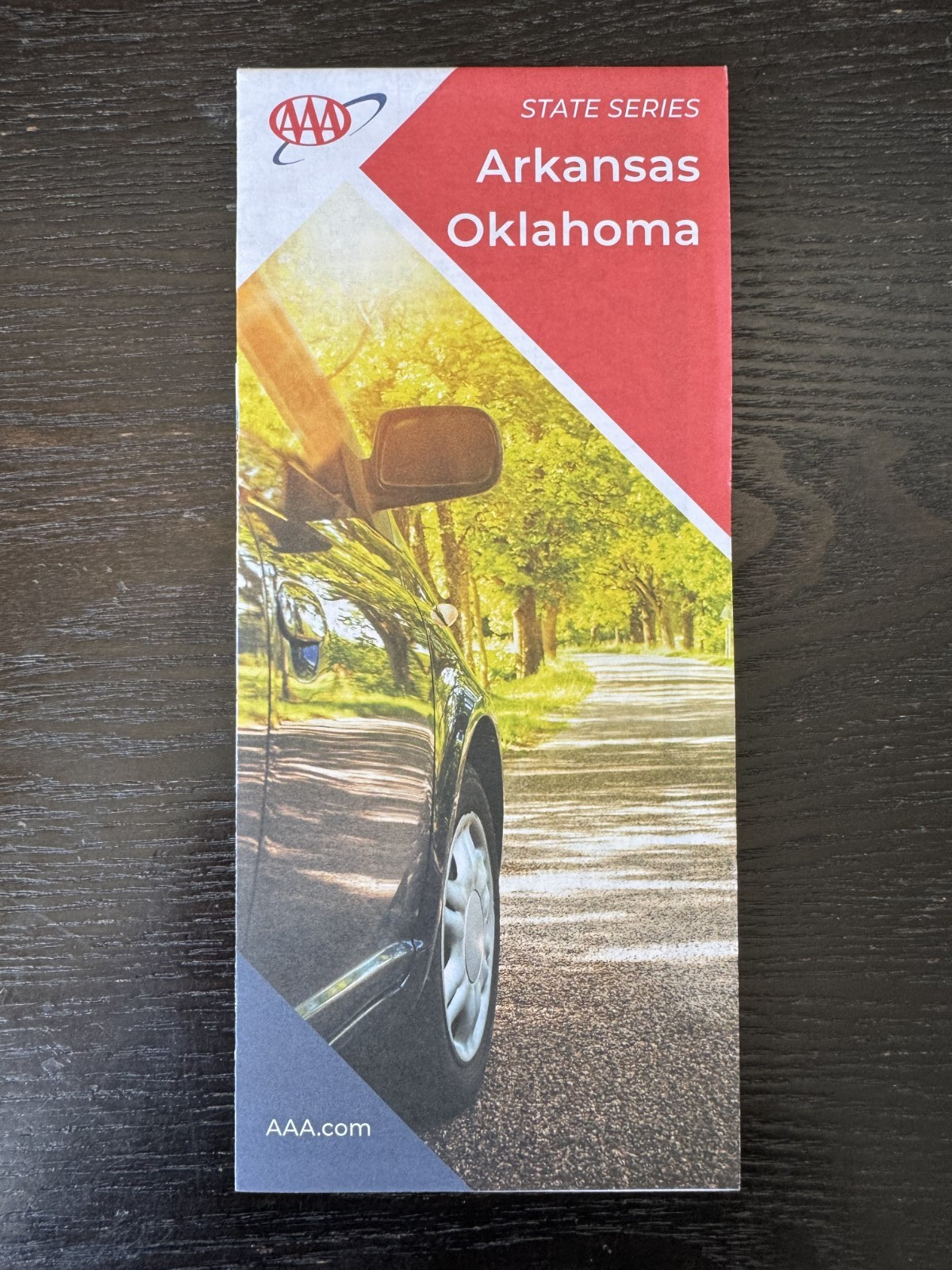 AAA Road Map-The Map of Arkansas and Oklahoma- State Series-2023-