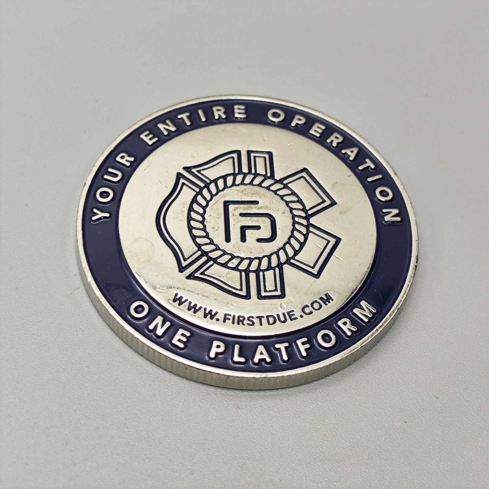 First Due You Entire Operation One Platform Challenge Coin