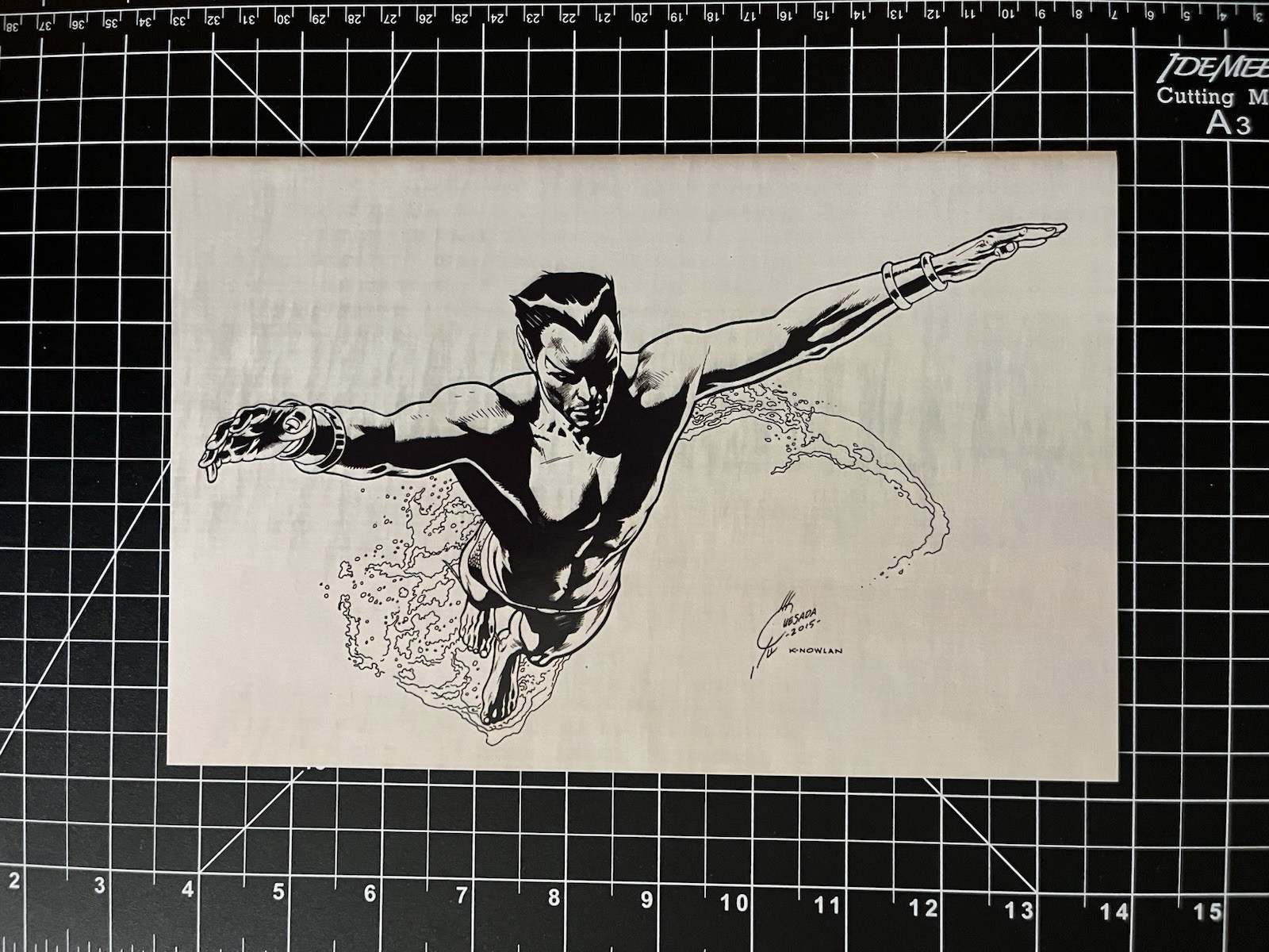 Invaders 1 • Joe Quesada • Black and White 1:300 Virgin Variant