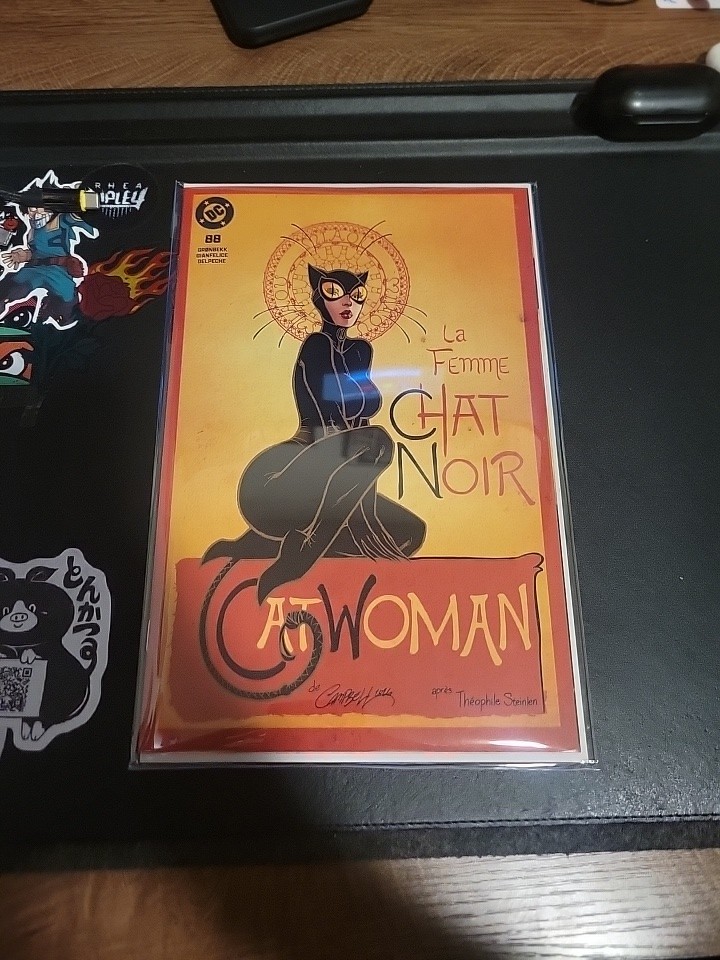 CATWOMAN 88 J SCOTT CAMPBELL CHAT NOIR EXCLUSIVE HOMAGE VARIANT NM 2026 IN HAND