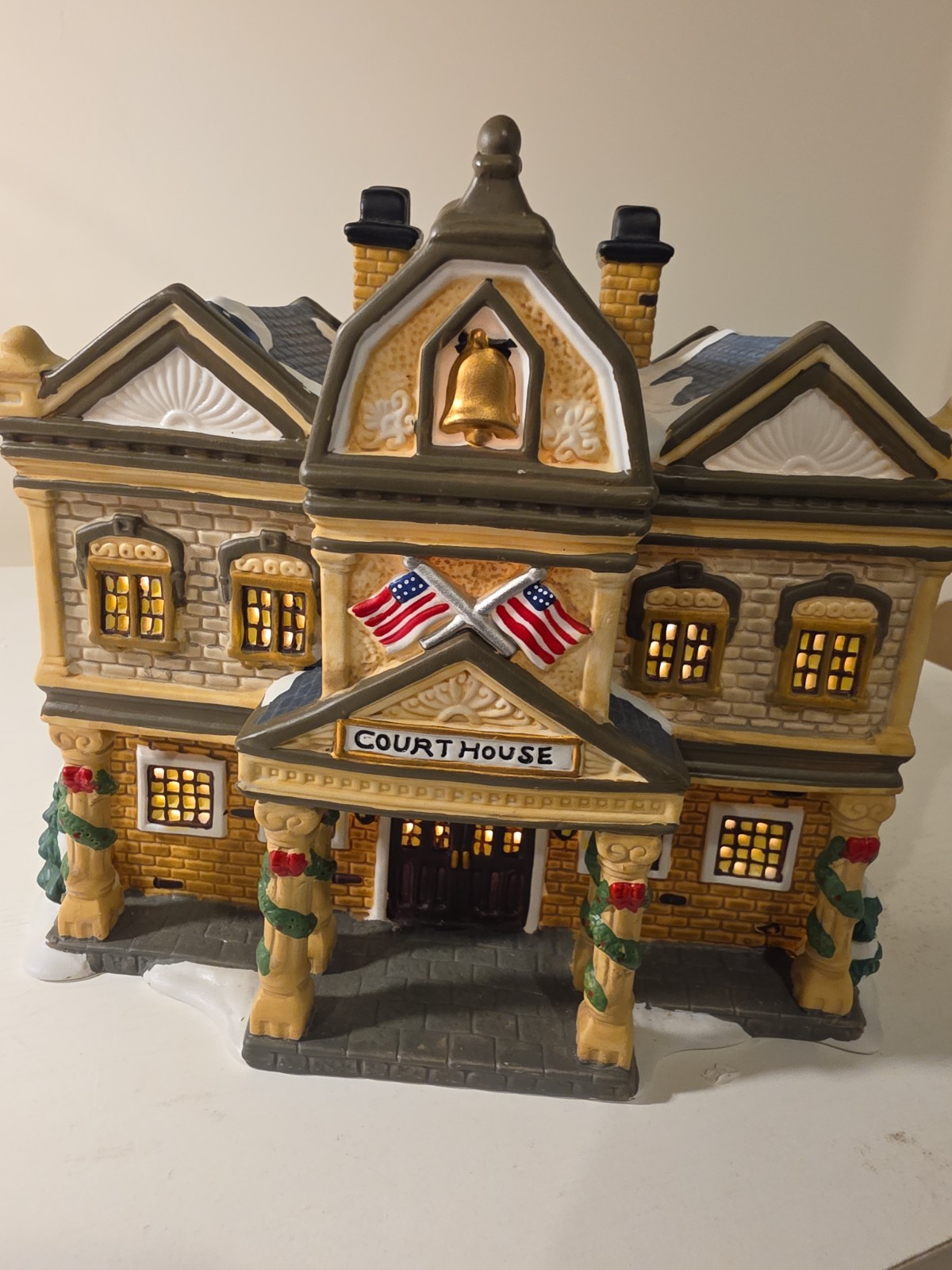 Vintage Lemax Courthouse Carole Towne Collection