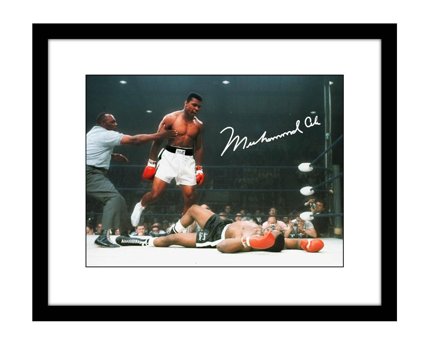 Muhammad Ali 8x10 Signed photo print 1960\'s vs Sonny Liston autographed boxing