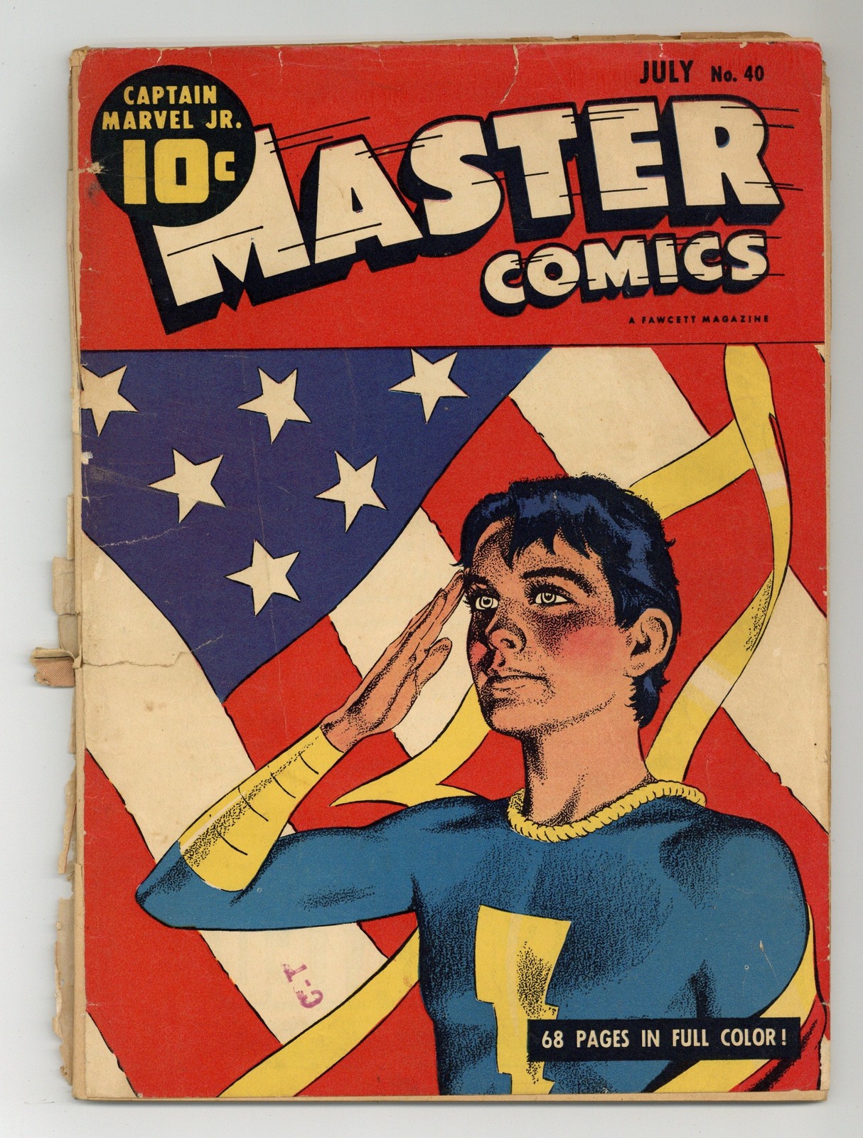 Master Comics #40 FR 1.0 TRIMMED 1943
