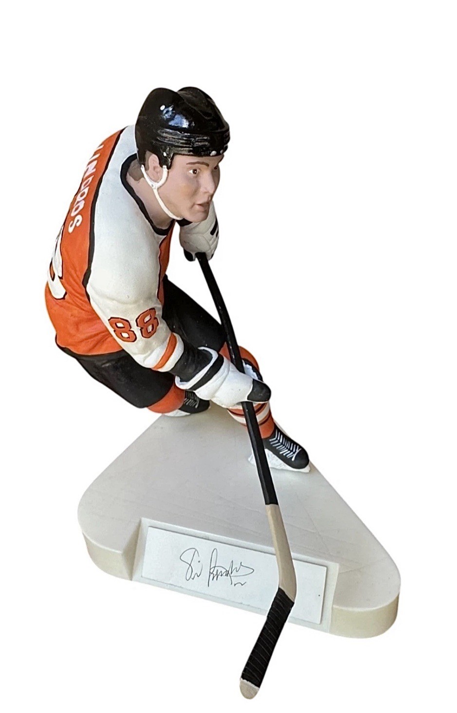 1996 Eric Lindros Salvino Signed Figurine Philadelphia Flyers NHL Hockey 323/888 1996 Eric Lindros Salvino Signed Figurine Philadelphia Flyers NHL Hockey 323/888