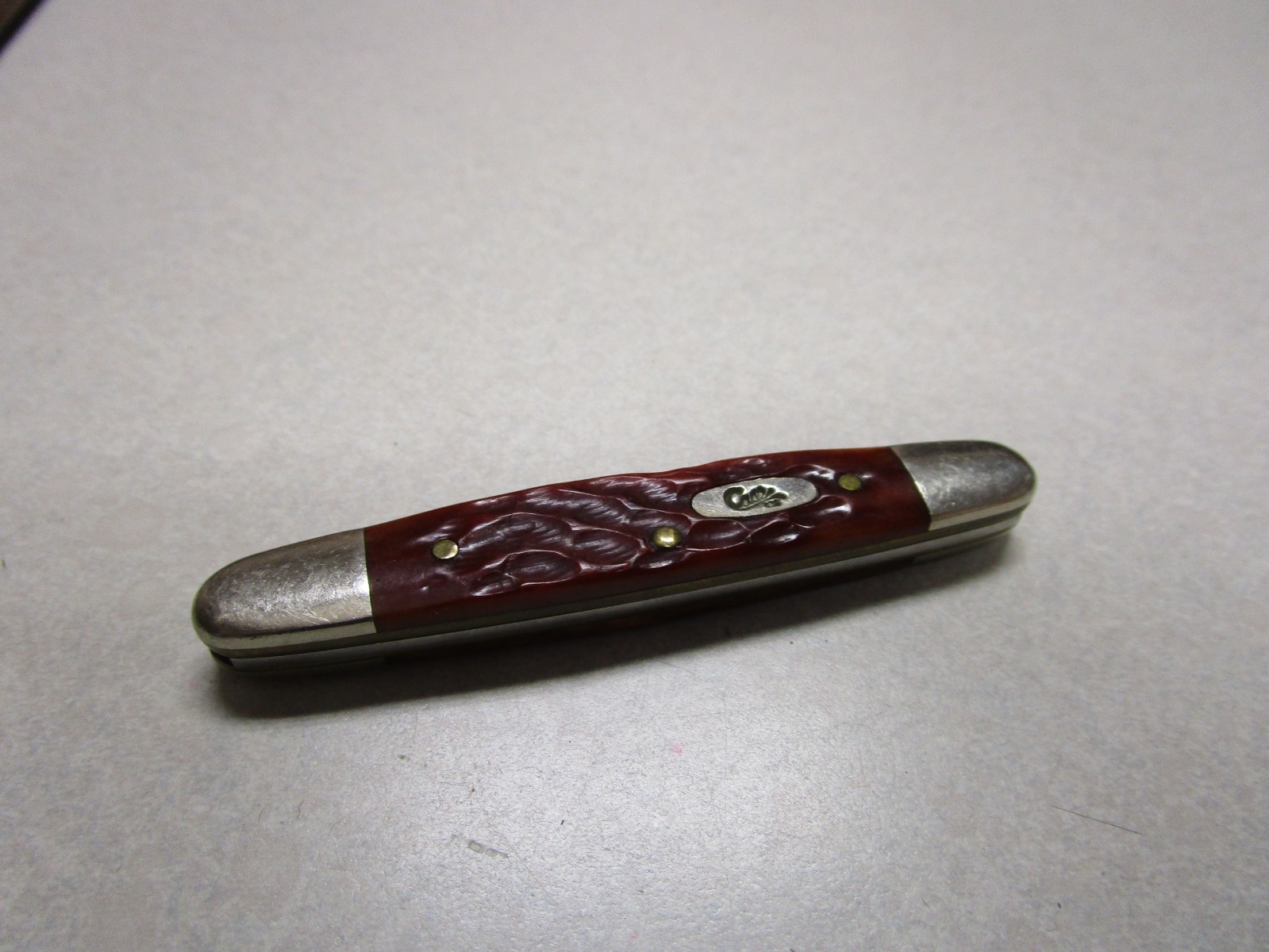 Vintage Used Case XX Eisenhower 06263 SS Signature Dwight D Eisenhower Etched