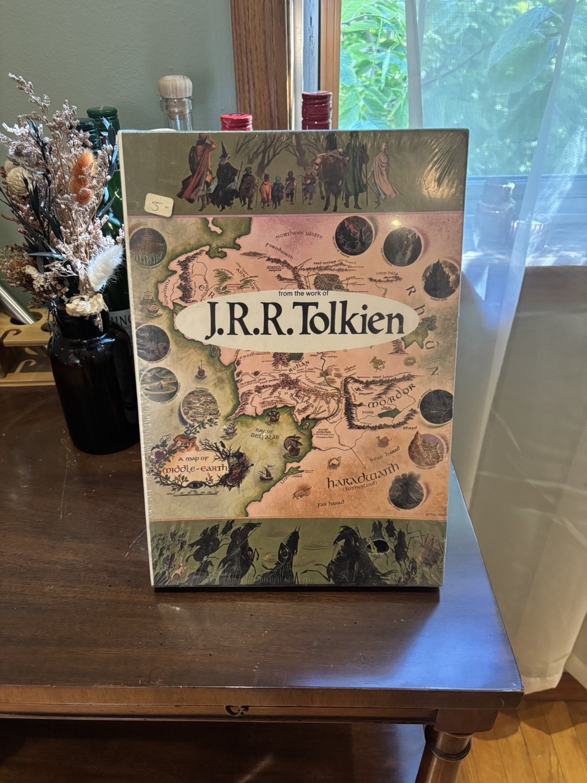 Vintage 1971 J.R.R. Tolkien Map of Middle-earth Puzzle – Factory Sealed