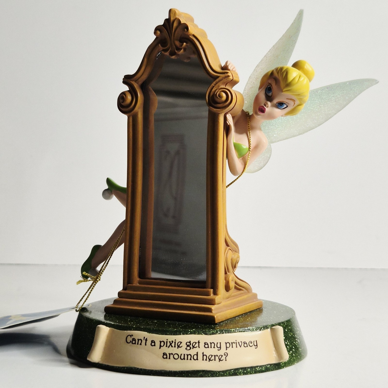 Disney Impressions Tinker Bell Mirror Figure Life According to Pixie Privacy NIB