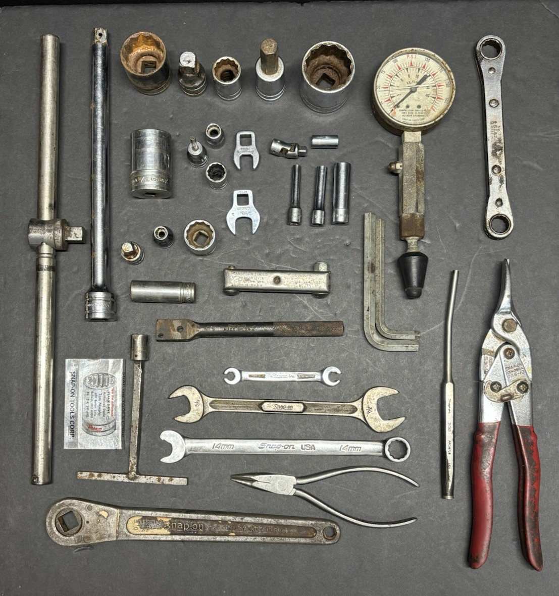 Snap On Tools Lot - Wrenches, Snips, Sockets 1/2\'\' 3/8\'\' 1/4\'\'