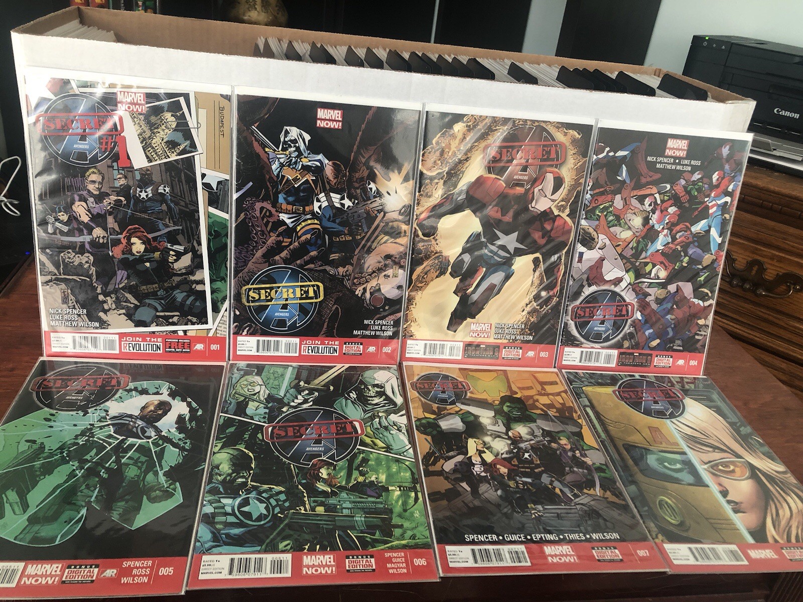 Secret Avengers #1-8 Nick Spencer Low Print run NM High Grade