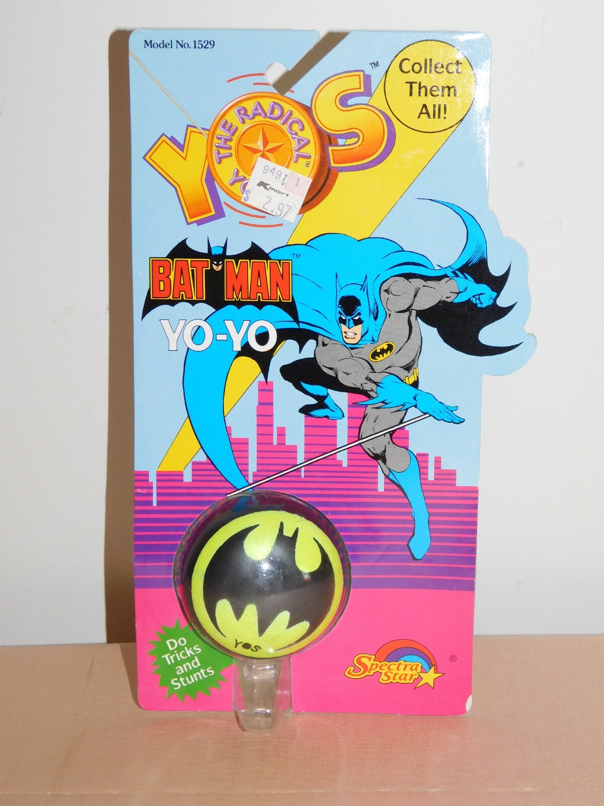 VINTAGE TOY  1989 DC COMICS  BATMAN   YO YO   NEW OLD STOCK