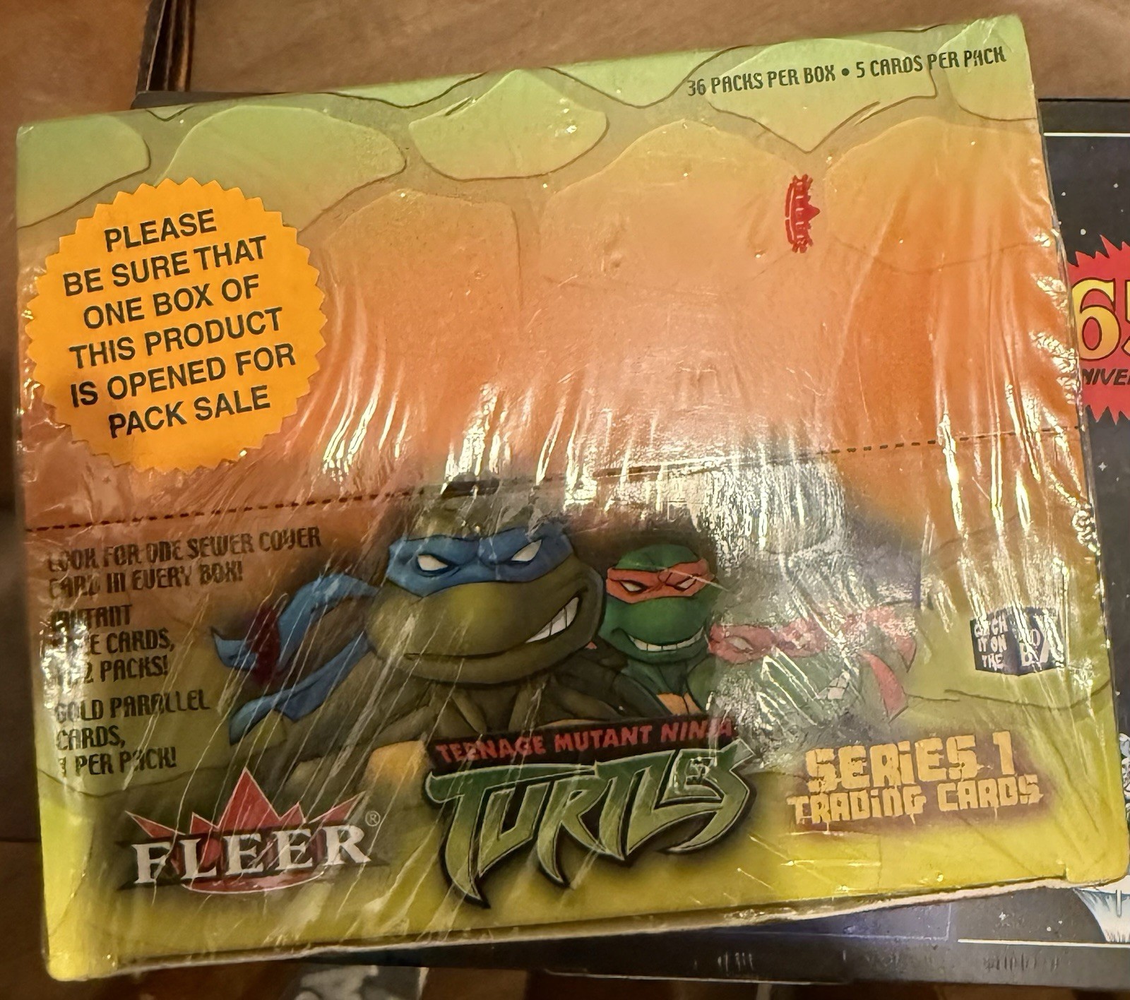 Teenage Mutant Ninja Turtles  Box Series 1 Fleer 2003 Factory Sealed