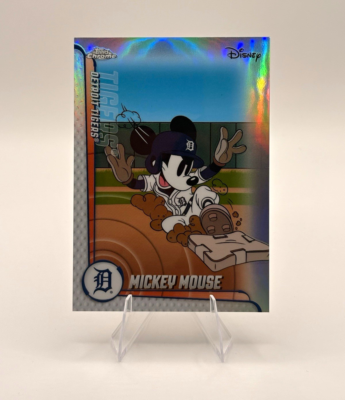 Topps 2026 Topps Chrome Disney Mickey Mouse Detroit Tigers Insert Card MLBH-43
