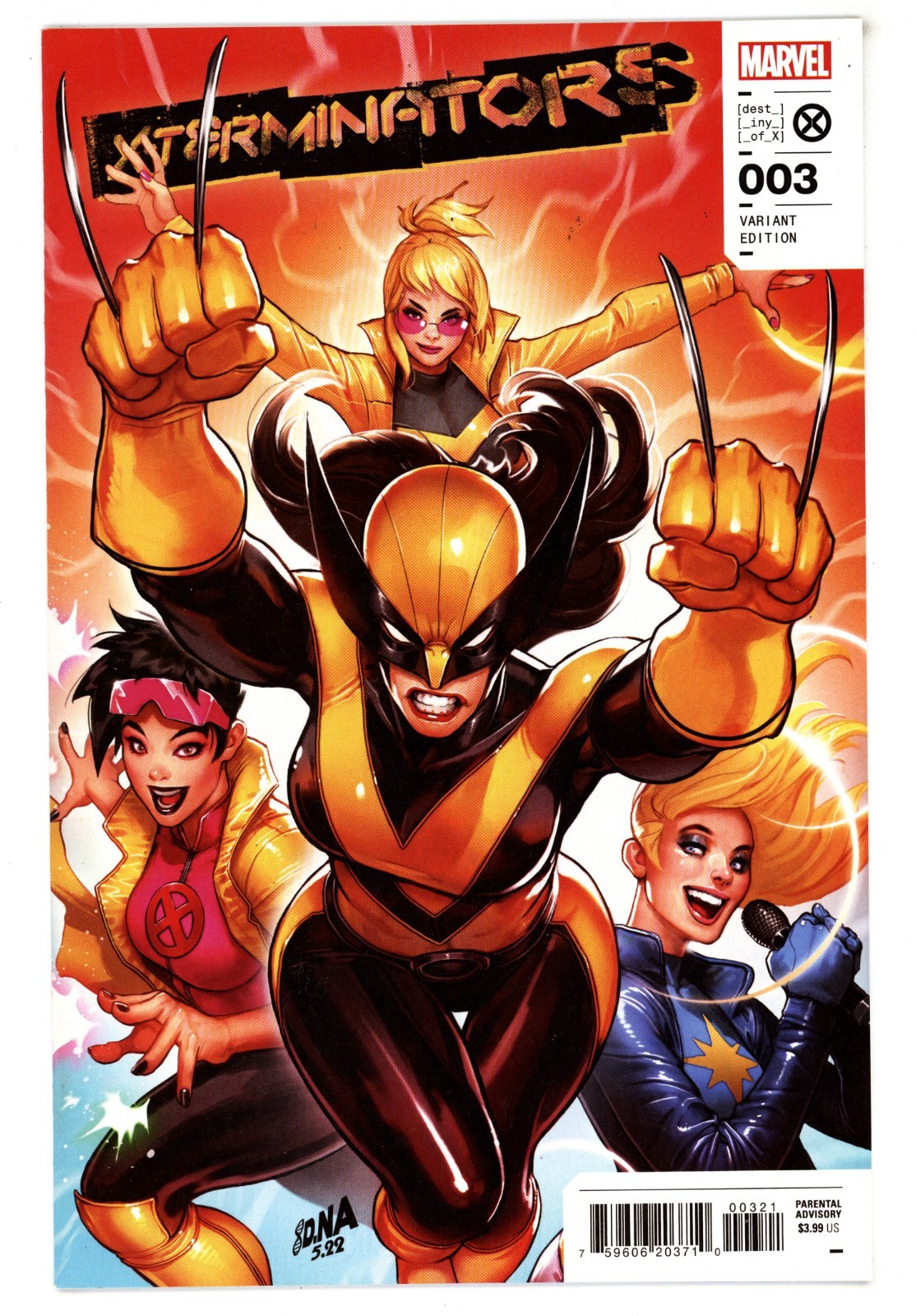 X-Terminators (2nd Series) #3/A NM 9.4 2022  David Nakayama Variant Cover