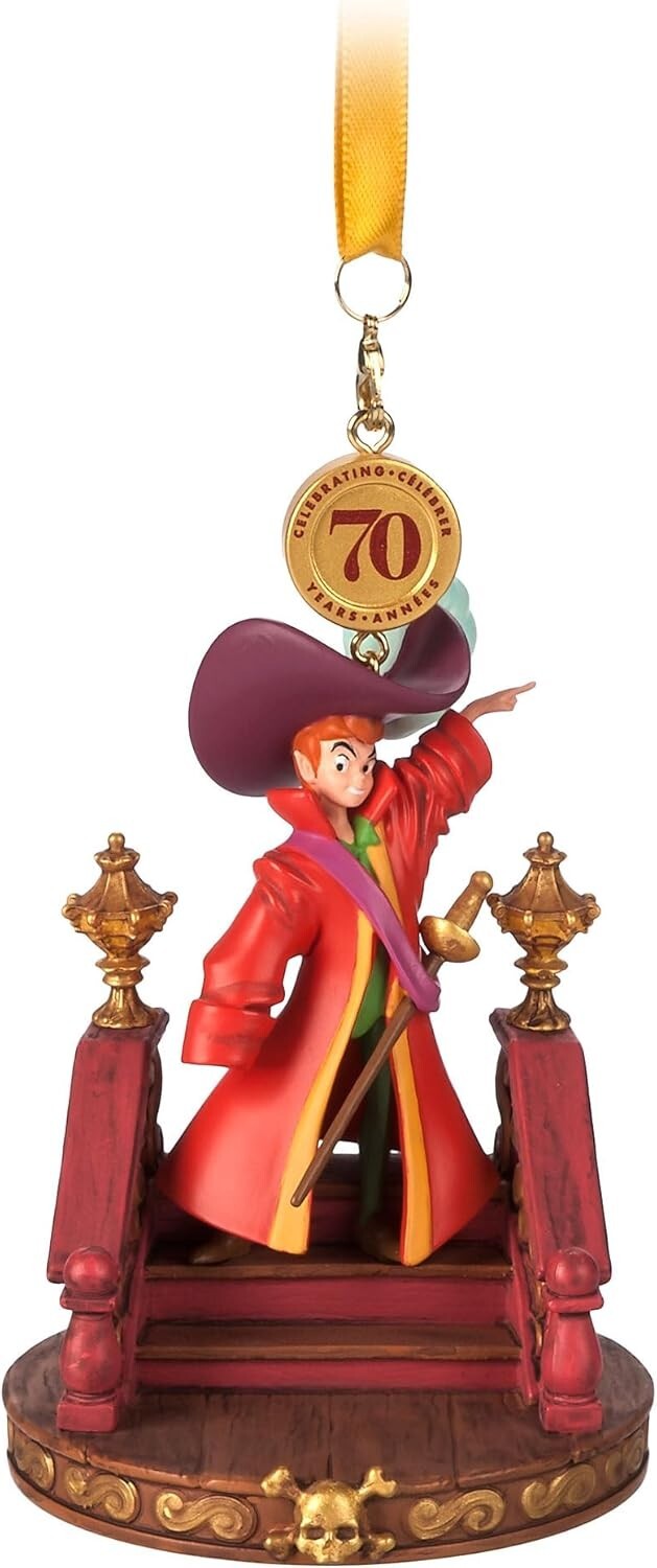 Disney Peter Pan Legacy Sketchbook Ornament 70th Anniversary - BNWT