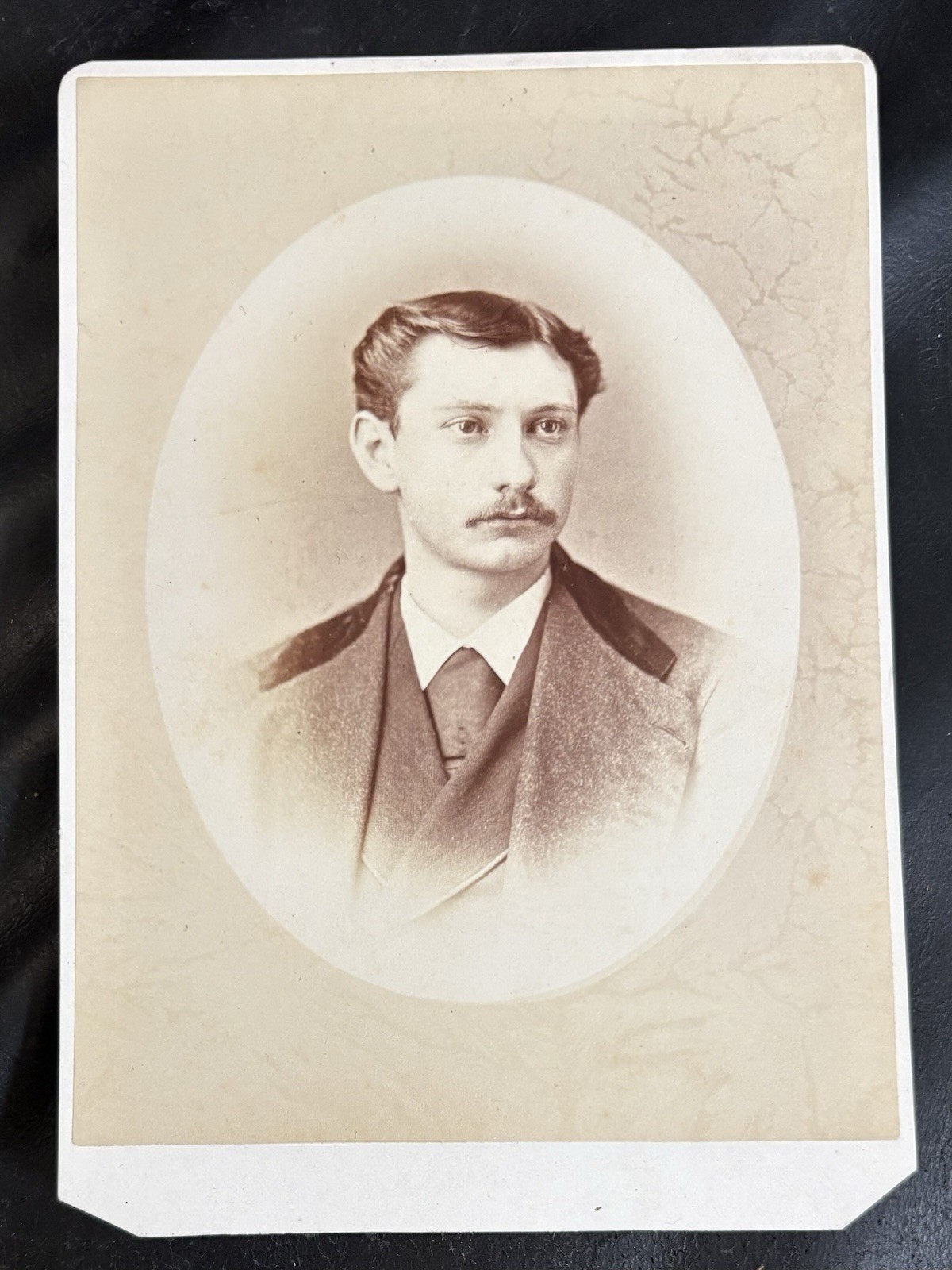 1896 US Olympic Organizer UNC Tar Heel Greek Teacher Eben Alexander Cabinet Card