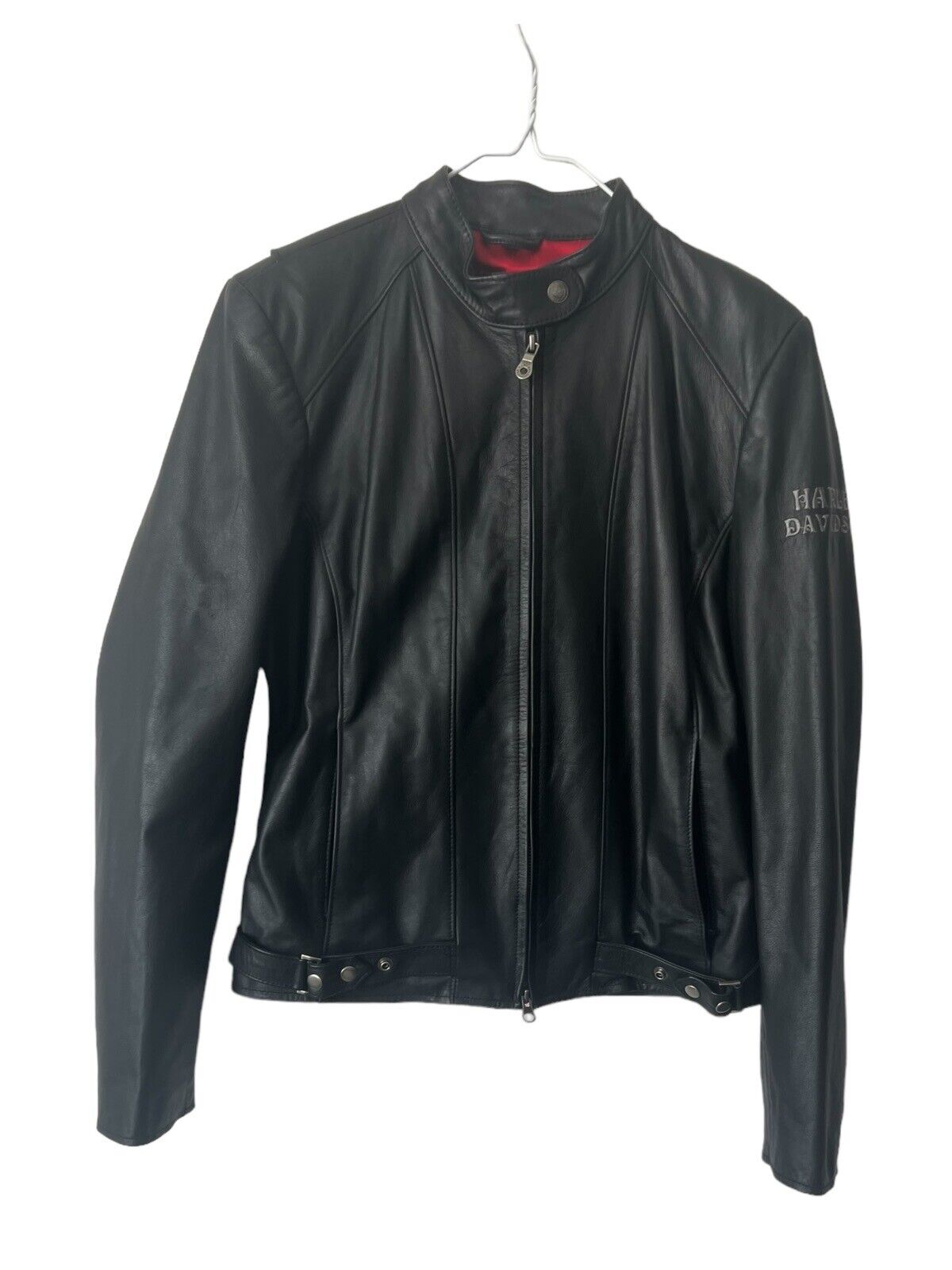 Harley Davidson Womens Leather Jacket RN 103819 Year 2015 Sz Medium