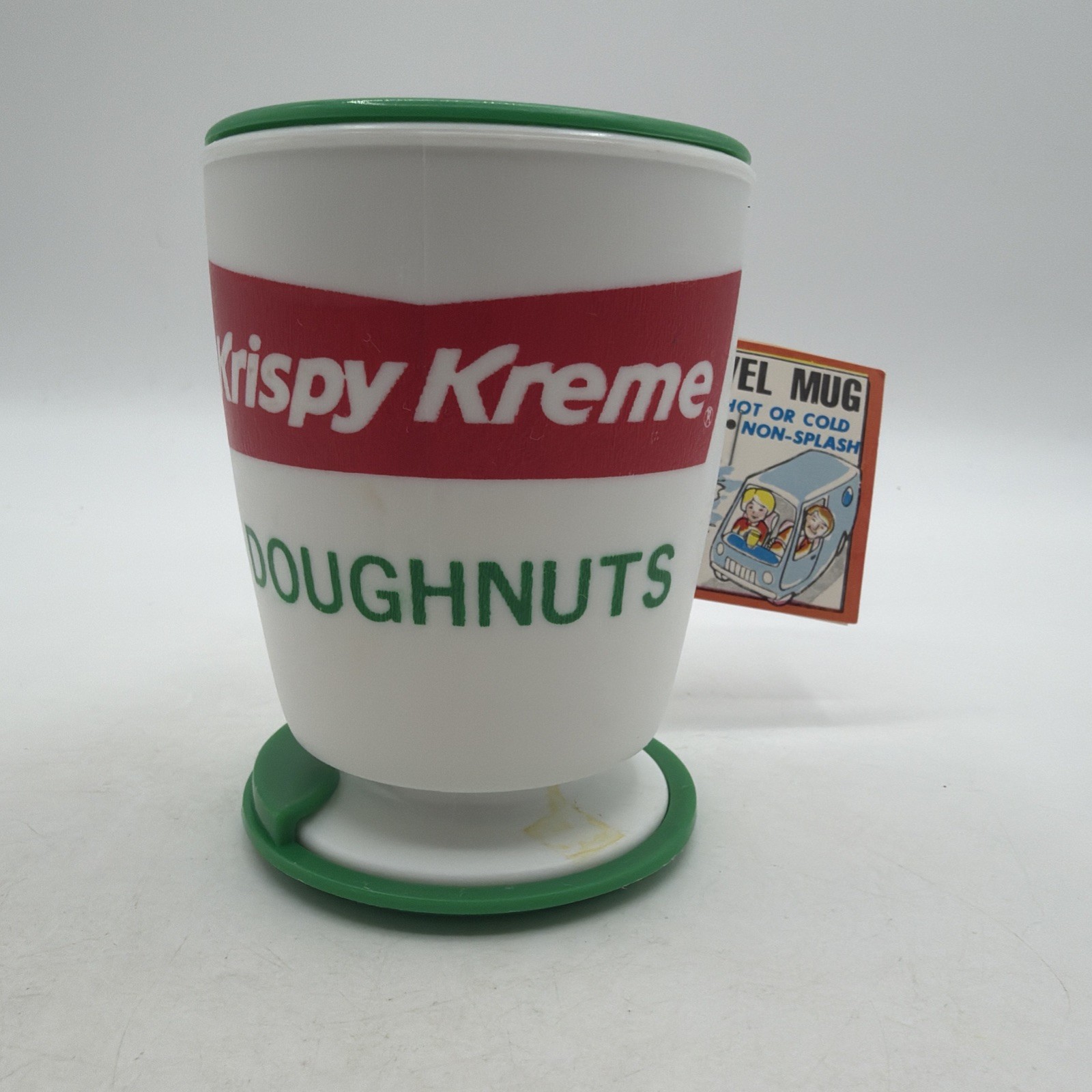 VINTAGE KRISPY KREME DOUGHNUTS Easy Rider Travel Mug New with Original Tag