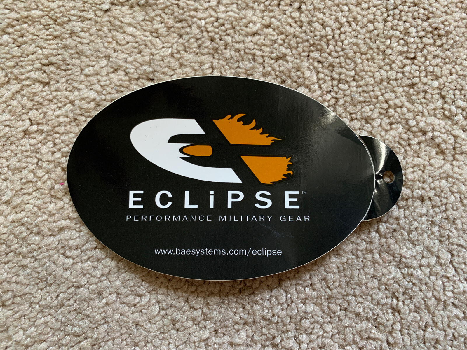 4.5” x 3” BAE Systems / Eclipse Performance Military Gear Decal Sticker BLACK