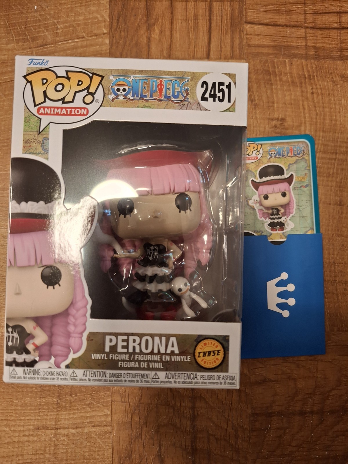 Pop Mystery One Piece: Perona CHASE Funko Pop #2451 w/ Card and protector