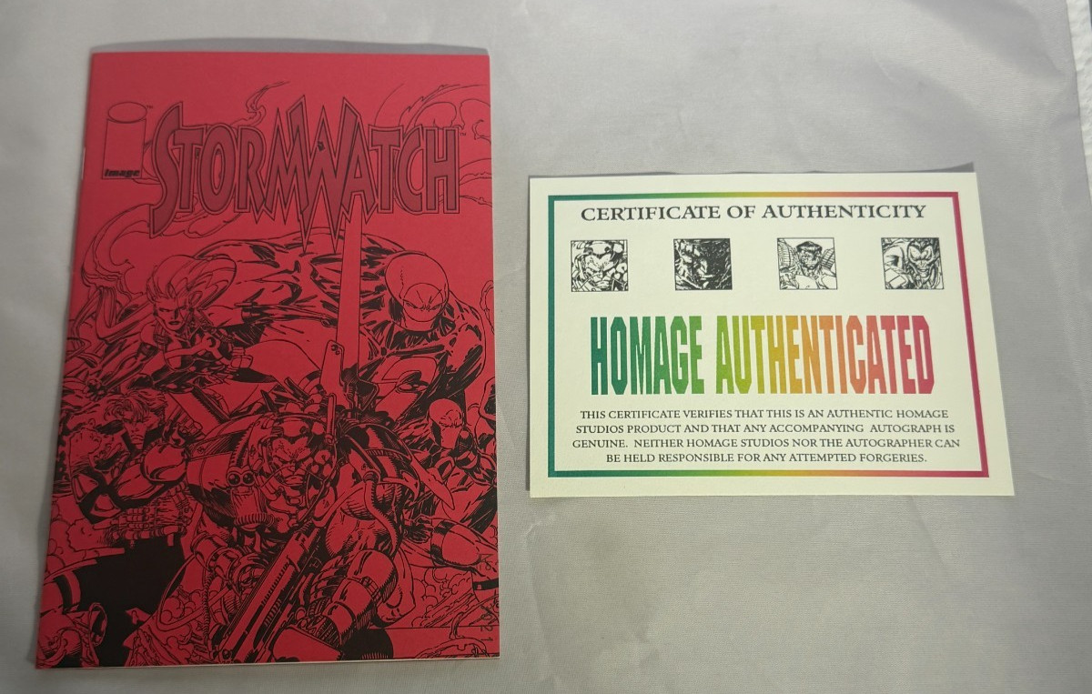 Stormwatch Special Ashcan Edition Image Comics Homage COA