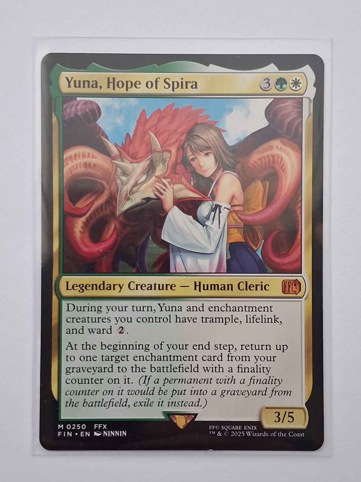 MTG Final Fantasy Mythic #250 Yuna Hope Of Spira