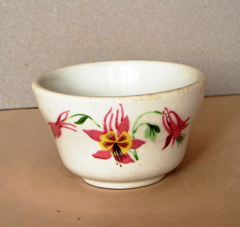Great Northern Railway Columbine Bouillon Soup Cup Mts & Flowers Railroad China