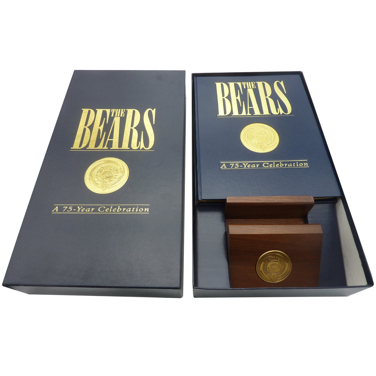 Chicago Bears Autographed Book The Bears A 75 Year Celebration w/ Walter Payton