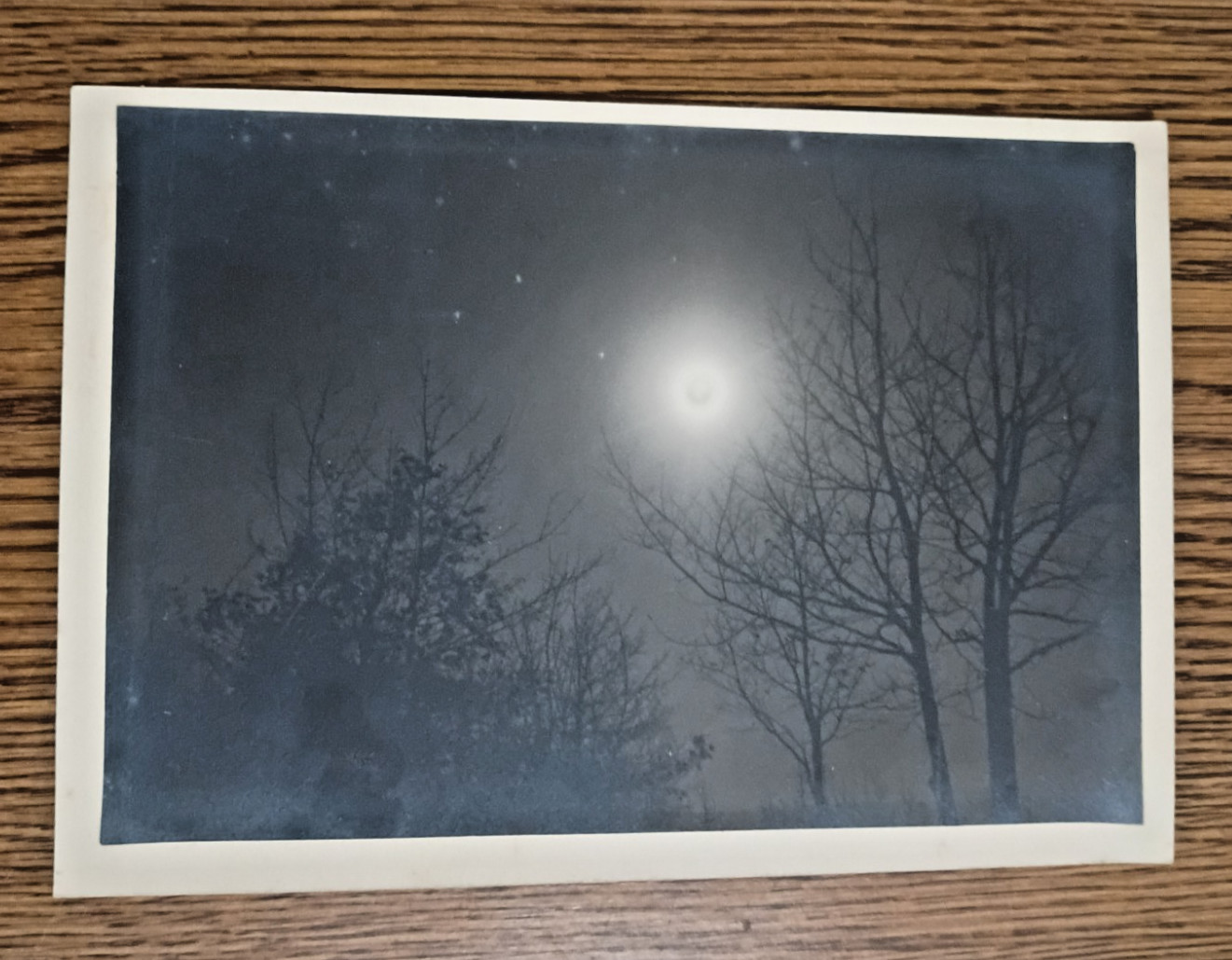 Two Photo\'s SOLAR ECLIPSE or MYSTERIOUS APERTURE in SKY - January 24, 1925