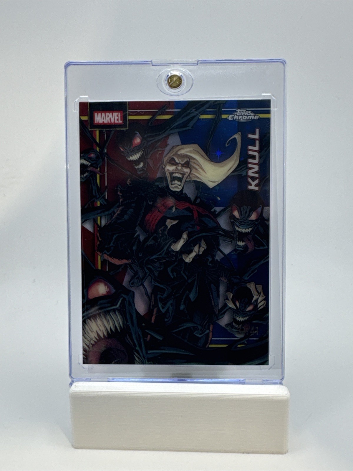 2026 Topps Chrome Marvel Comics #129 Knull Captain America\'s Star Refractor /41