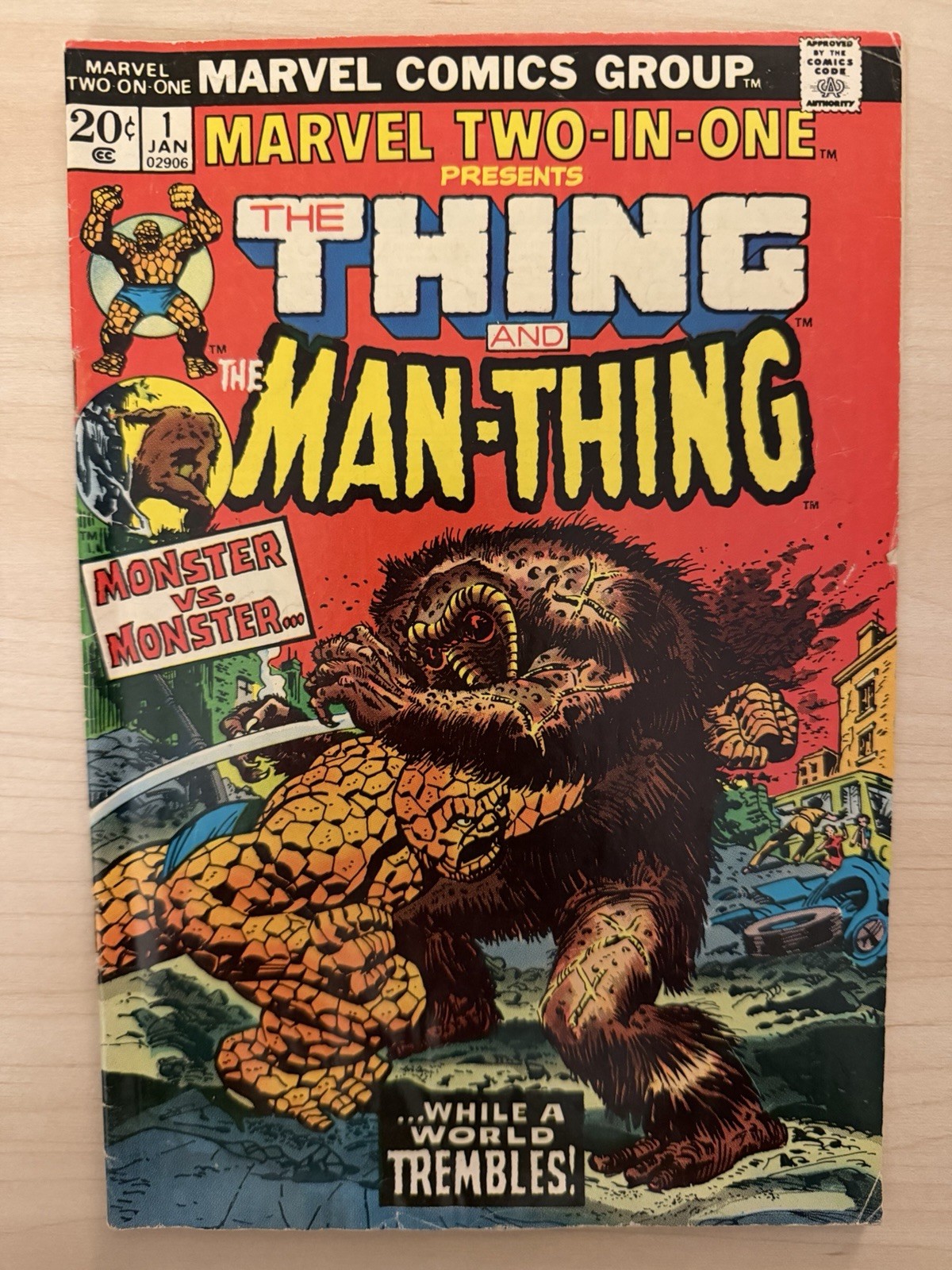 Marvel Two-in-One #1 (Marvel Comics January 1974) - VF Marvel Two-in-One #1 (Marvel Comics January 1974) - VF
