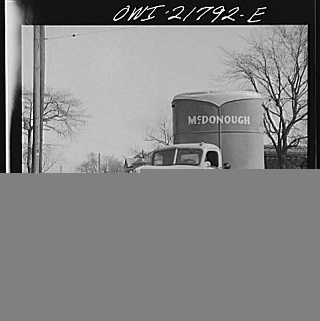 Photo:Montgomery Alabama 1940s McDonough Truck and Trailer