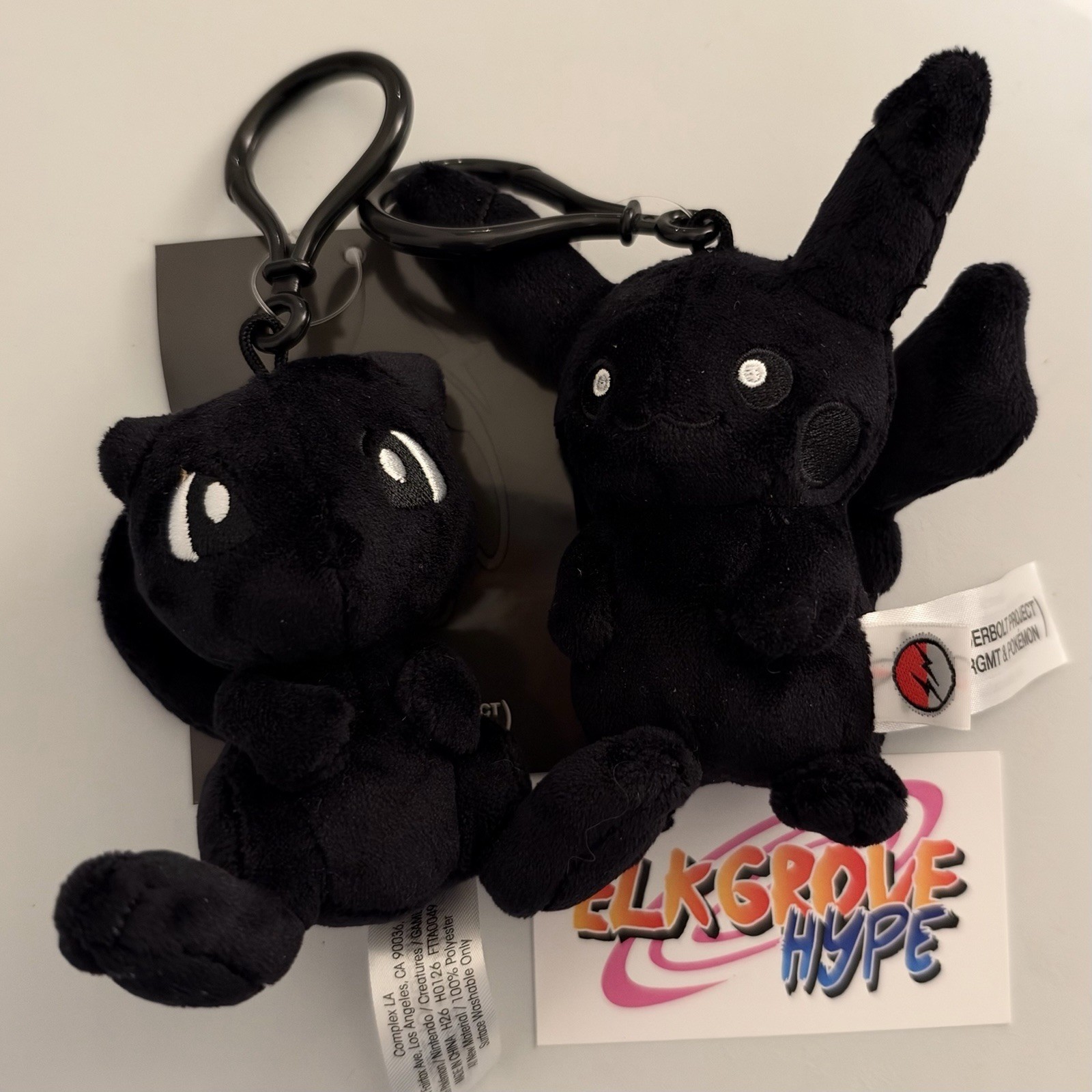LIMITED EDITION Pokemon x Fragment 2026 Complexcon Pikachu and Mew Keychain
