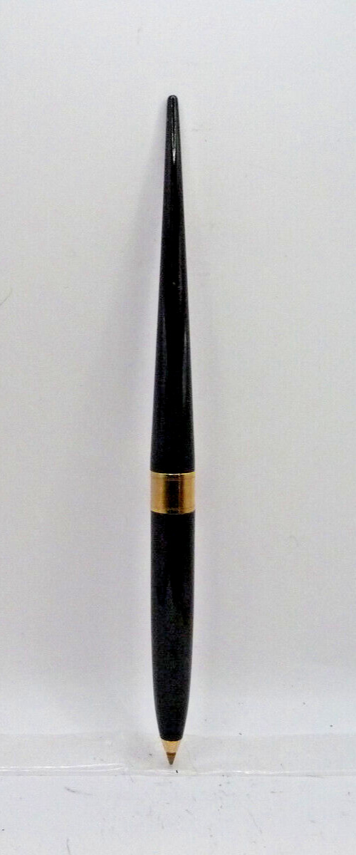 Sheaffer Vintage B195 Black and gold Desk Ball Pen--NEW OLD STOCK