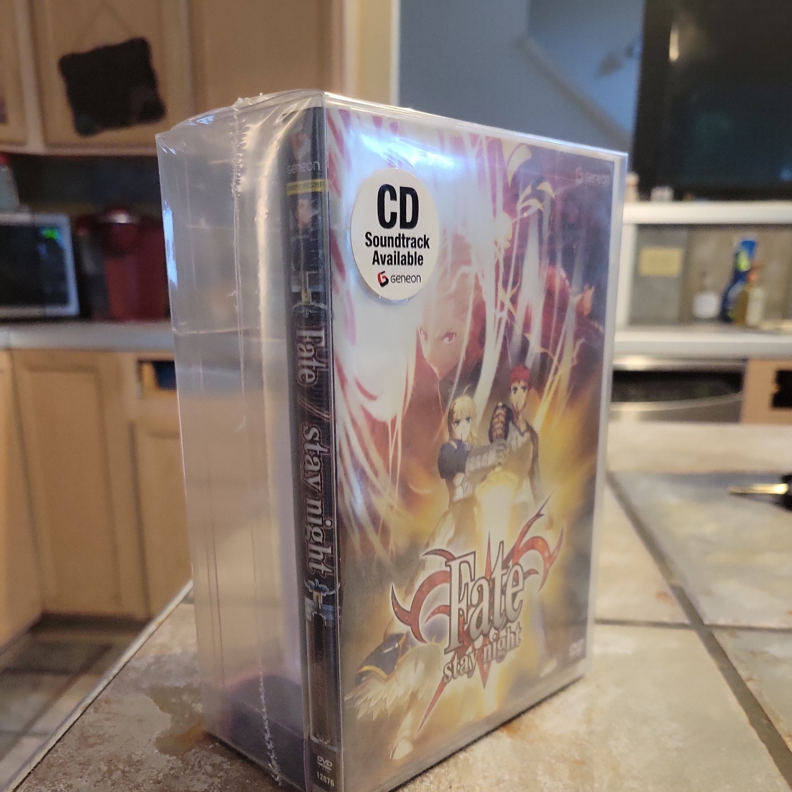 Fate Stay Night Saber Limited Edition DVD VOL 6 SEALD WITH CLOCK New In Box