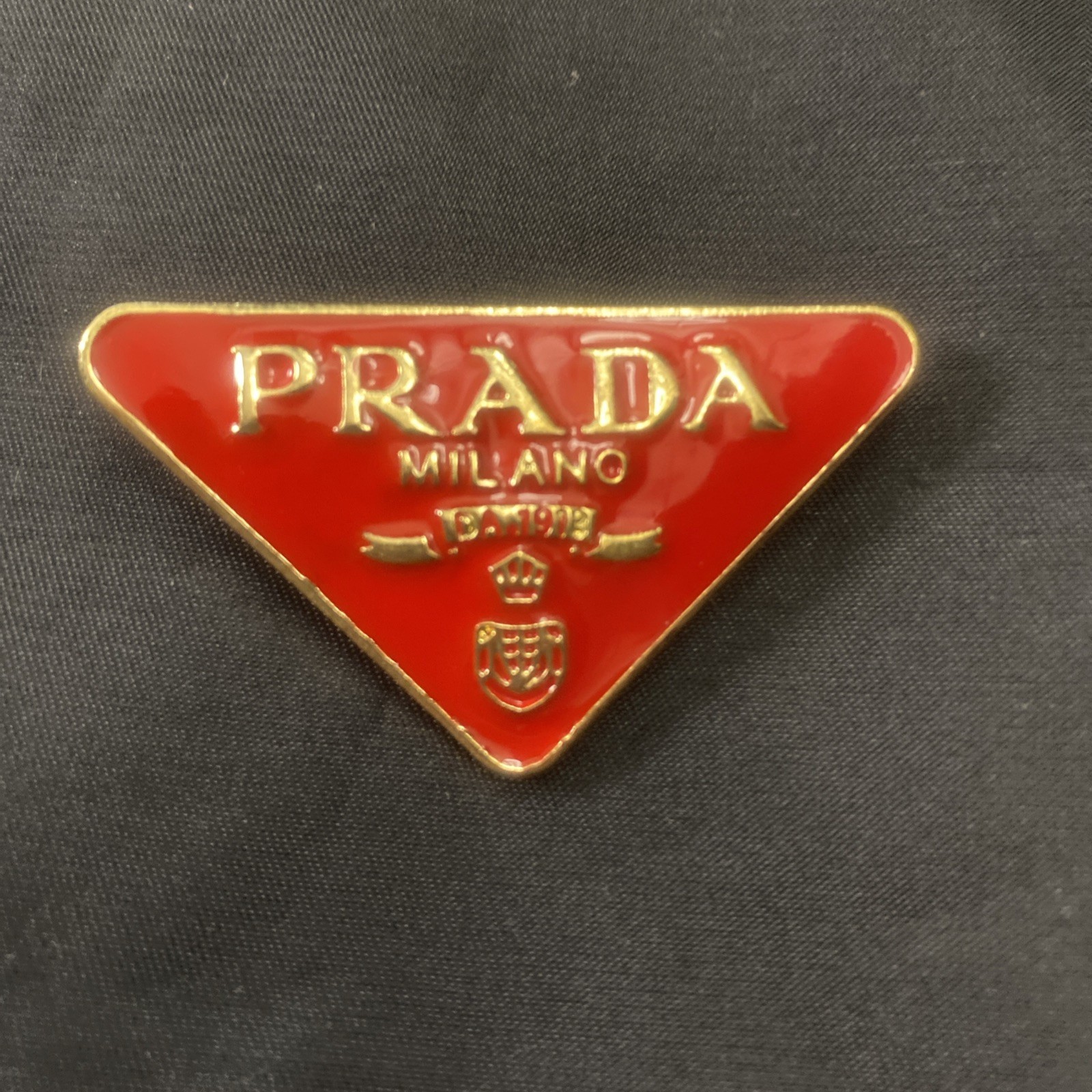 Prada Milano Elegant Luxury Stylish Brooch Pin Prada Milano Elegant Luxury Stylish Brooch Pin