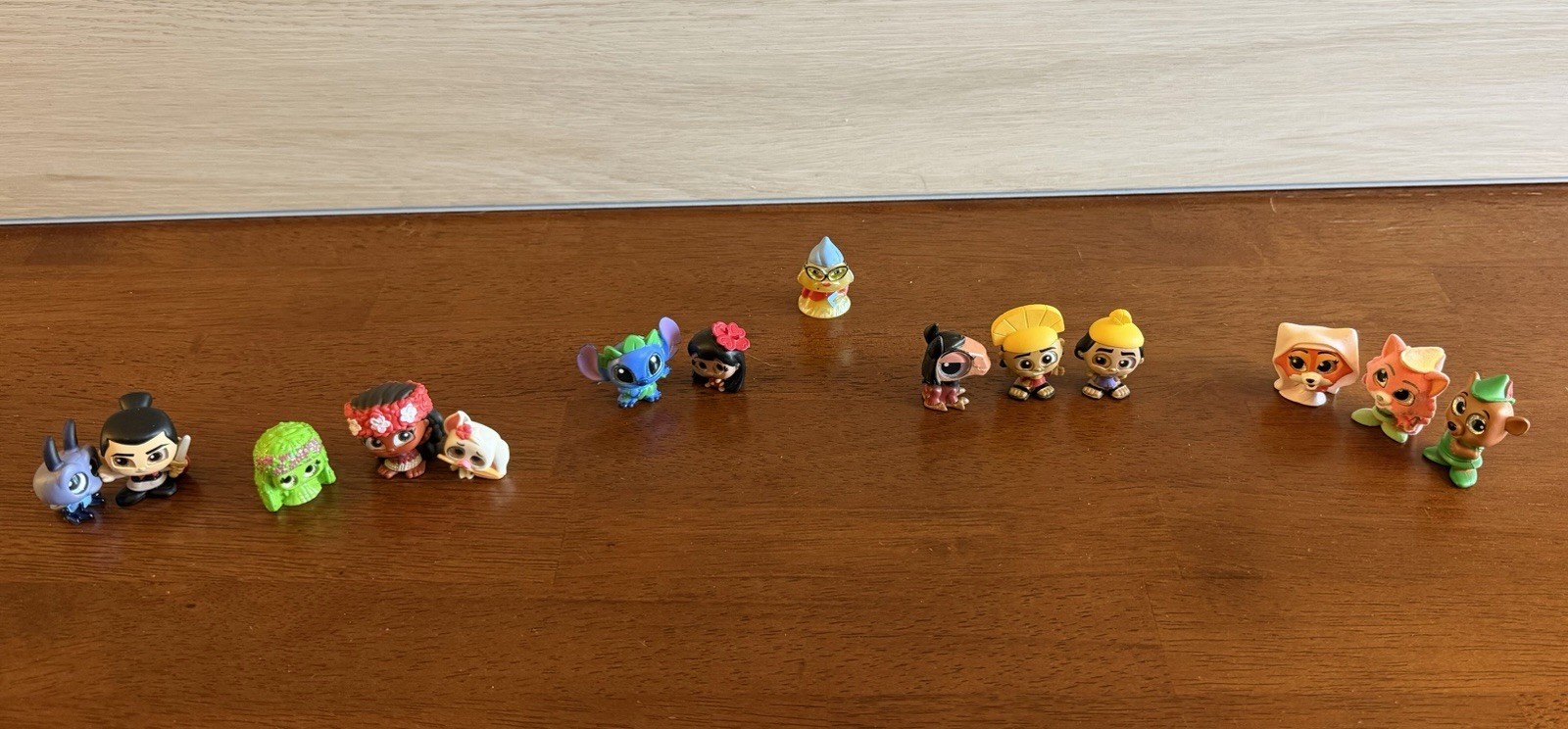 Disney Doorables Mixed Lot of 14 incl. Stitch, Roz, Robin Hood, Moana