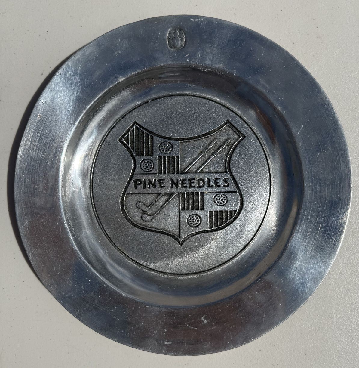 Vintage 1960s-70s Pine Needles Golf Club Wilton RWP Award Plate NC 10.25\