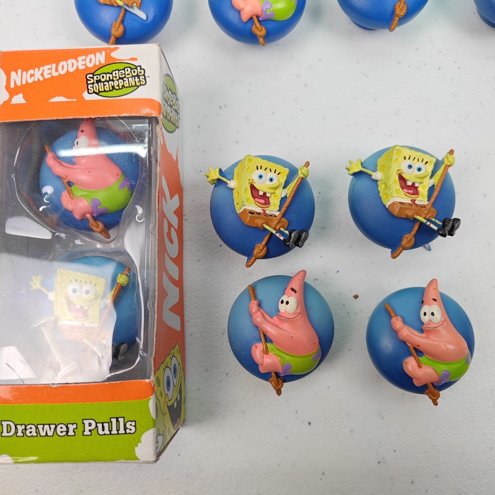 Set of 20 Nickelodeon * Spongebob & Patrick * S Drawer Handle Pull Rare Vintage
