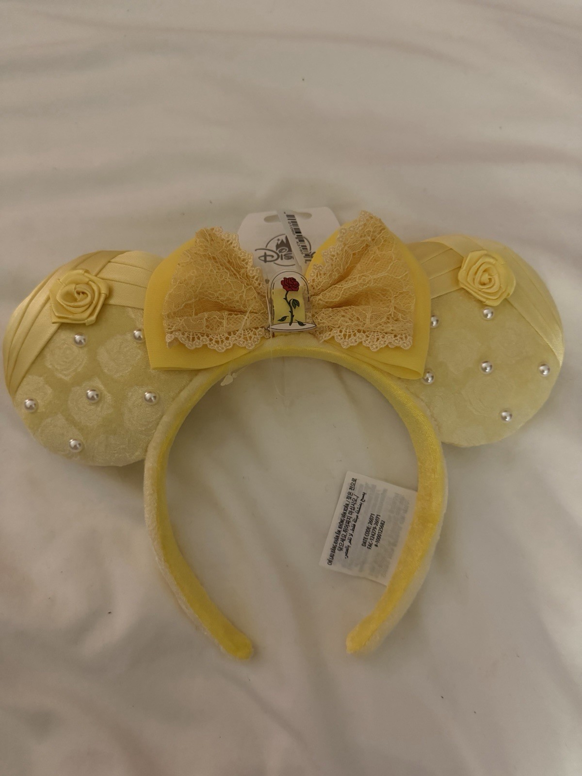 Disney Parks 2026 Belle Beauty & The Beast Ears Headband New Disney Parks 2026 Belle Beauty & The Beast Ears Headband New