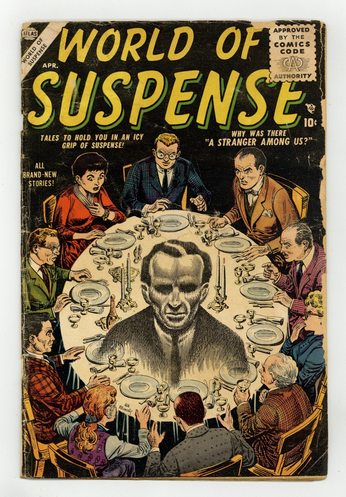 World of Suspense #1 GD 2.0 1956