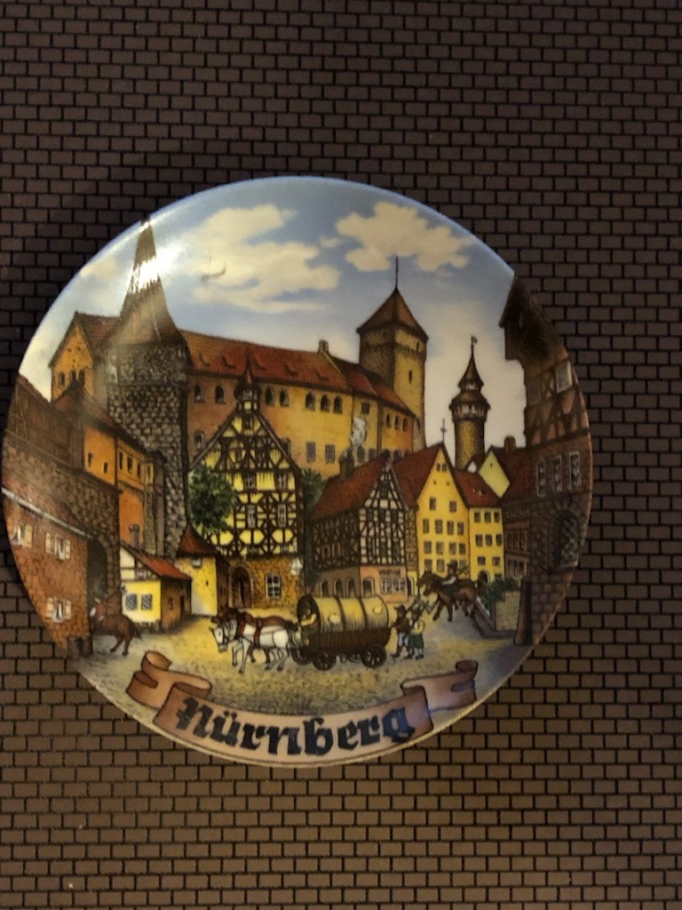 Nurnberg Nuremberg Bavaria Germany Decorative Souvenir Plate 7.5