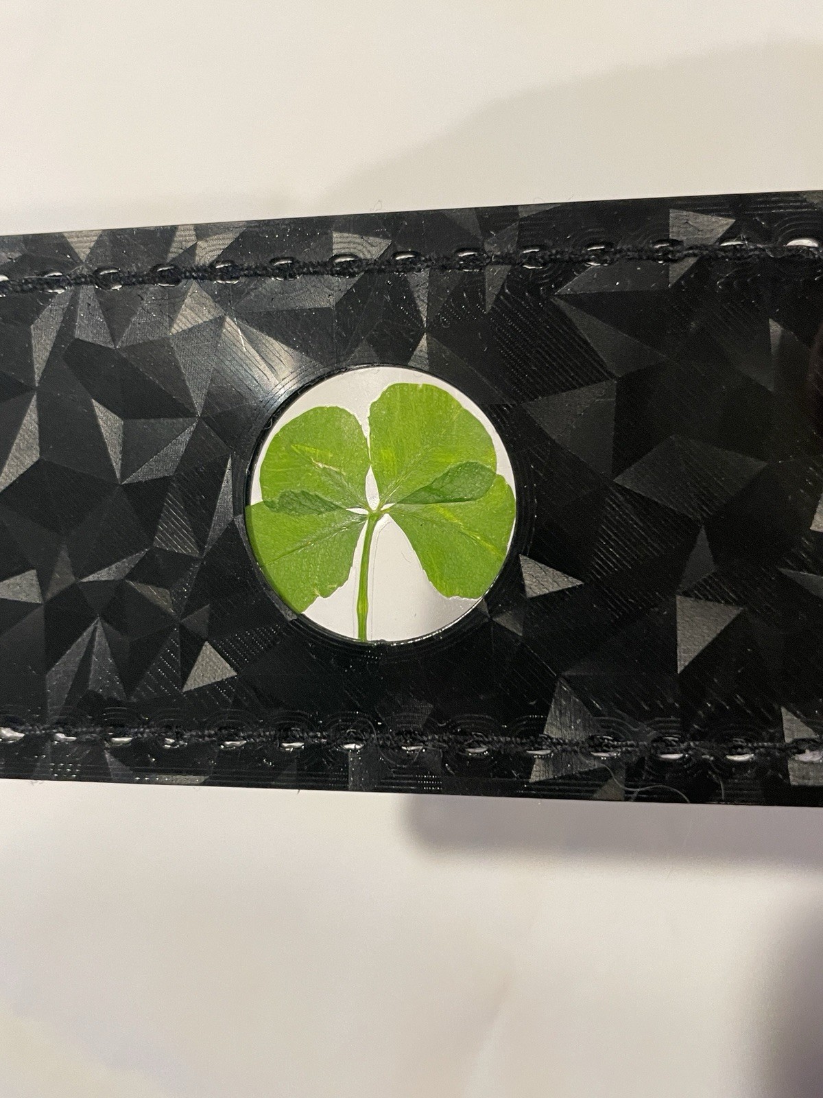 Lucky Four Leaf Clover With Protective Card, Lucky Magical Spiritual Wild Caught