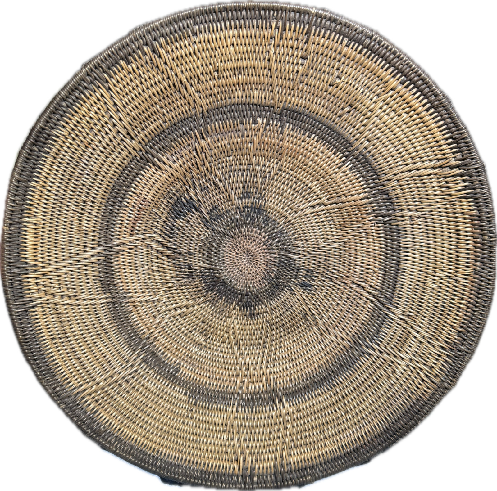 Makenge Basket Handwoven authentic Tribal Root Basket Zambia African 18